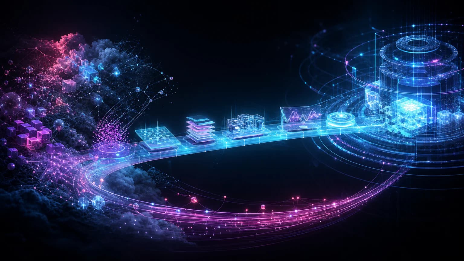 A feedback bridge connecting messy customer operations to a hardened production system