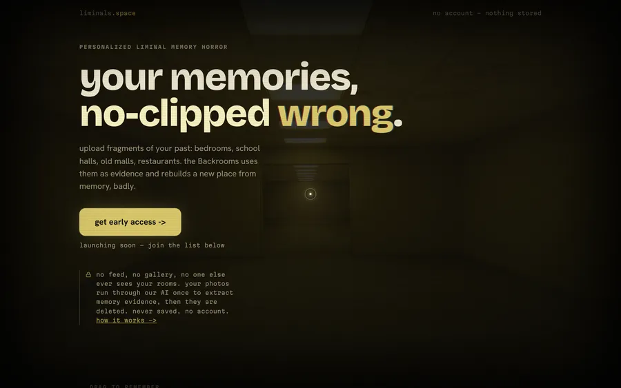 liminals project screenshot
